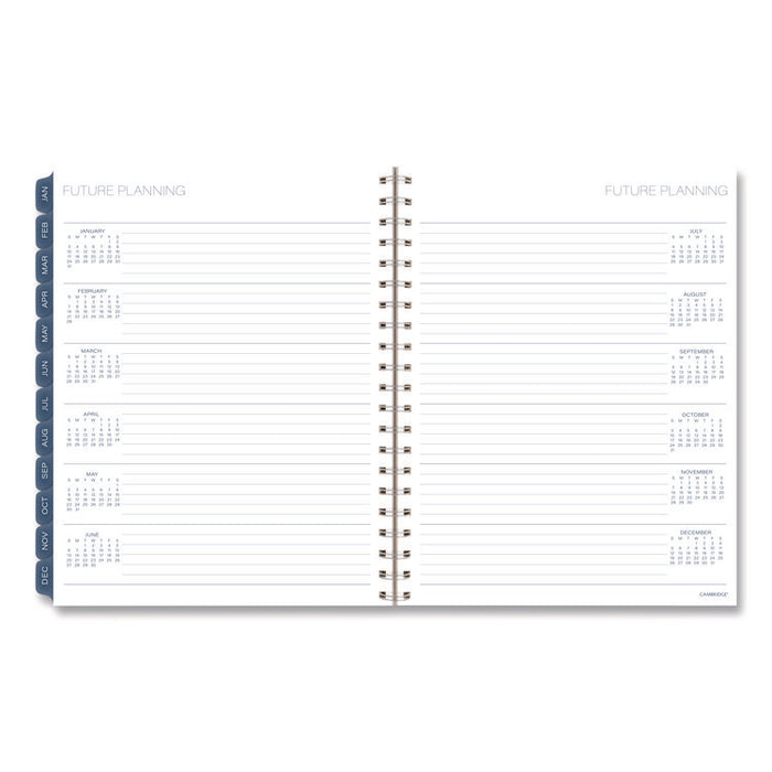 Abyss Weekly/Monthly Planner, 11 x 8.5, Water-Inspired Artwork, Blue Cover, 12-Month (Jan-Dec): 2026