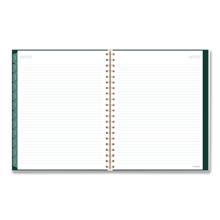 Emerald Isle Weekly/Monthly Planner, 11 x 8.5, Green Marbled Cover, 12-Month (Jan-Dec): 2026