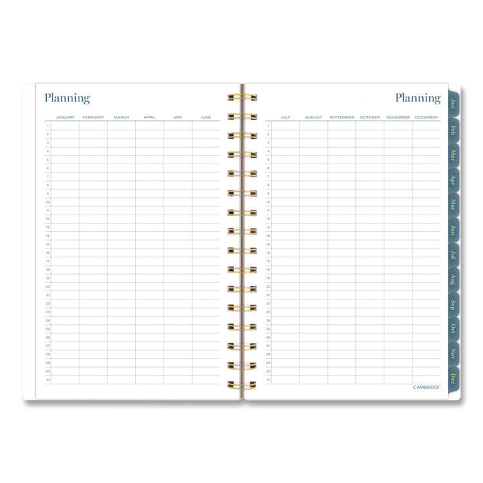 Midnight Garden Weekly/Monthly Planner, 8.5 x 5.5, Floral Artwork, Black/Pink/Green Cover, 12-Month (Jan-Dec): 2026