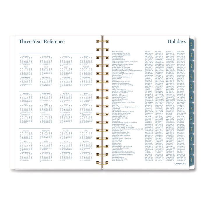 Midnight Garden Weekly/Monthly Planner, 8.5 x 5.5, Floral Artwork, Black/Pink/Green Cover, 12-Month (Jan-Dec): 2026