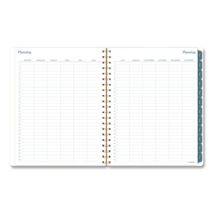 Midnight Garden Weekly/Monthly Planner, 11 x 8.5, Floral Artwork, Black/Pink/Green Cover, 12-Month (Jan-Dec): 2026