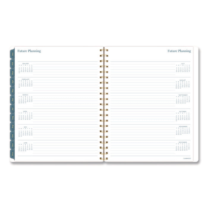 Midnight Garden Weekly/Monthly Planner, 11 x 8.5, Floral Artwork, Black/Pink/Green Cover, 12-Month (Jan-Dec): 2026