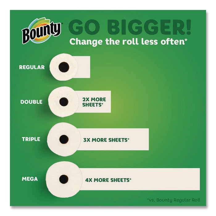 Select-a-Size Kitchen Roll Paper Towels, 2-Ply, 5.9 x 11, White, 82 Sheets/Double Roll, 24 Rolls/Carton