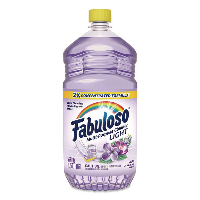 Multi-Use Cleaner, Light Lavender Scent, 56 oz Bottle, 6/Carton