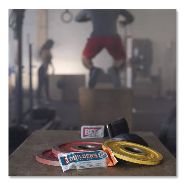Builders Protein Bar, Chocolate Peanut Butter, 2.4 oz Bar, 12 Bars/Box