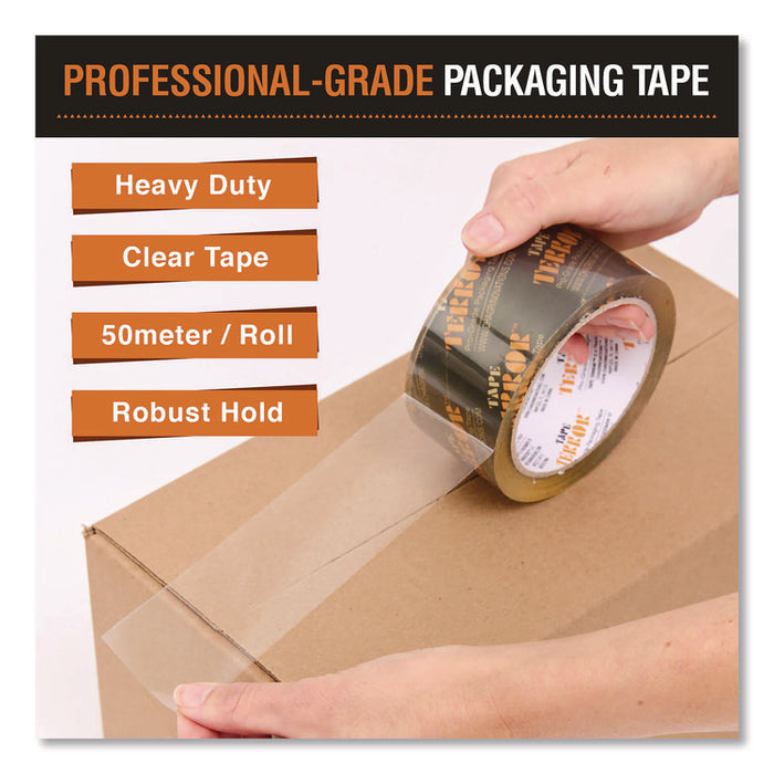 Pro-Grade Packaging Tape, 3" Core, 1.88" x 54.6 yds, Clear