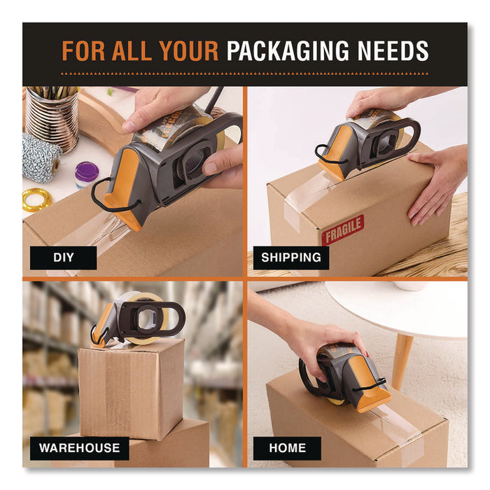 Pro-Grade Packaging Tape, 3" Core, 1.88" x 54.6 yds, Clear
