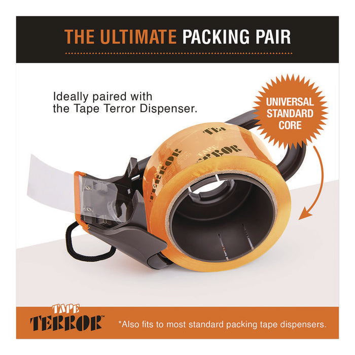 Heavy-Duty Packaging Tape, 3" Core, 1.88" x 54.6 yds, Clear, 6/Pack
