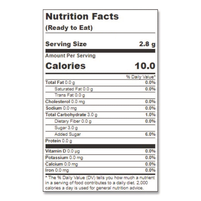 Pure Sugar, 0.1 oz Packet, 100/Box