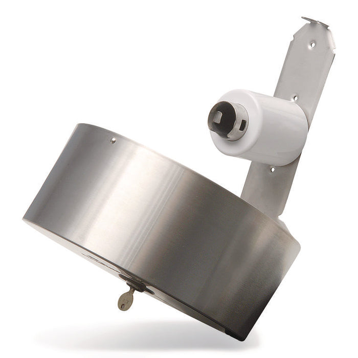 Stainless Steel Jumbo Roll Tissue Dispenser, 10.75 x 4.44 x 10.75, Stainless Steel