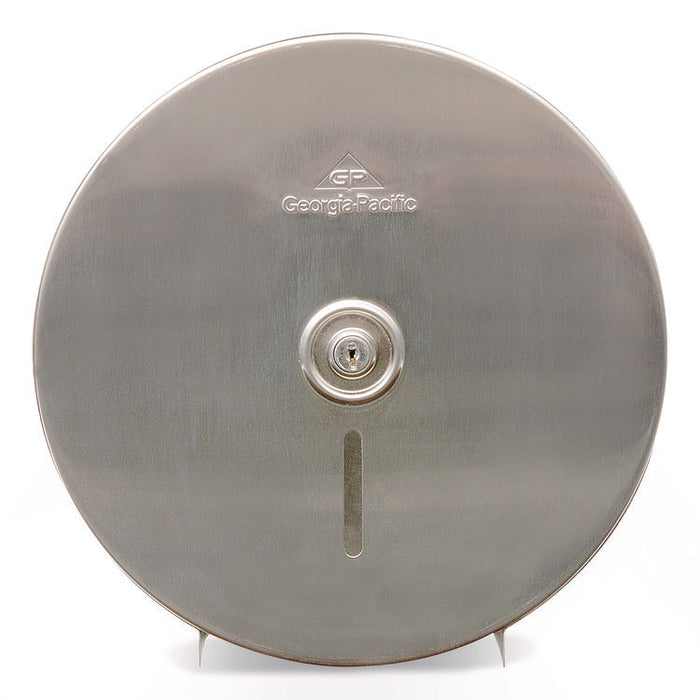 Stainless Steel Jumbo Roll Tissue Dispenser, 10.75 x 4.44 x 10.75, Stainless Steel