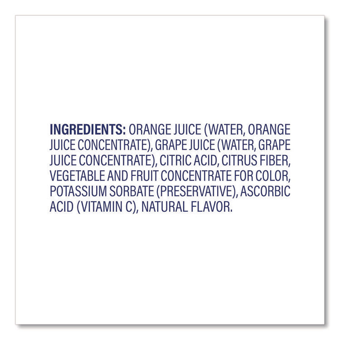 No-Thaw 100% Juice Cups, Orange, 4 oz Cups, 48/Carton