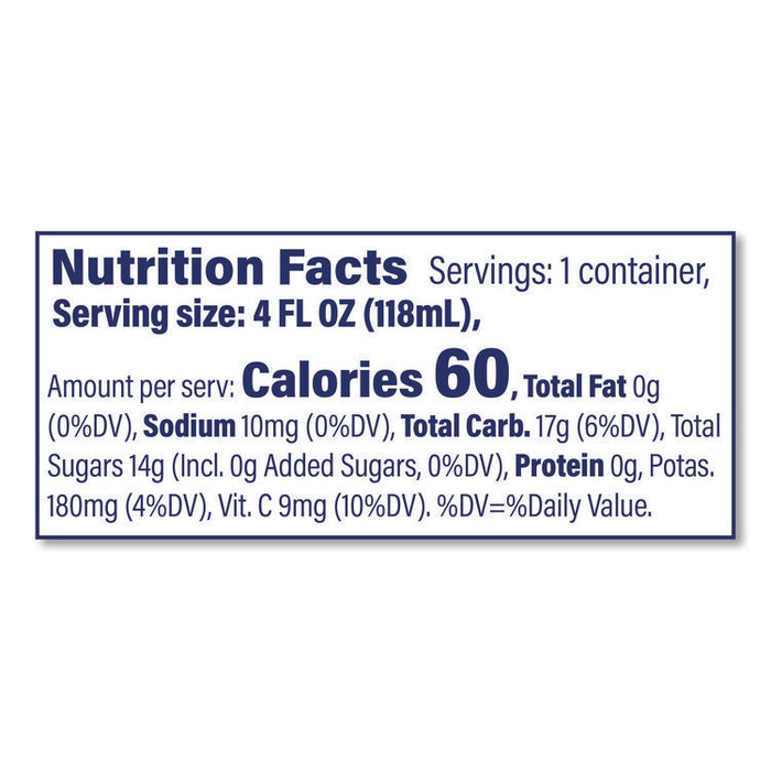 No-Thaw 100% Juice Cups, Orange, 4 oz Cups, 48/Carton