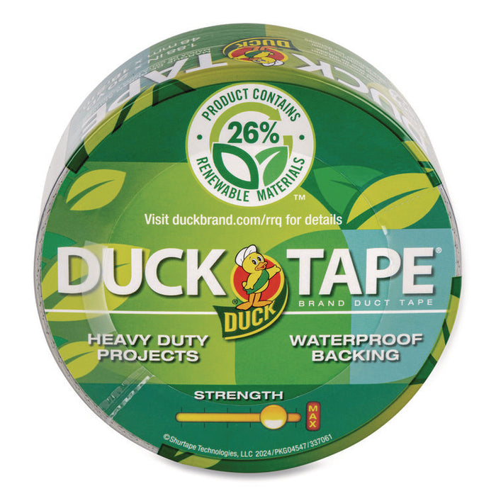 Renewable Material Duck Tape, 1.88" x 20 yd, Silver