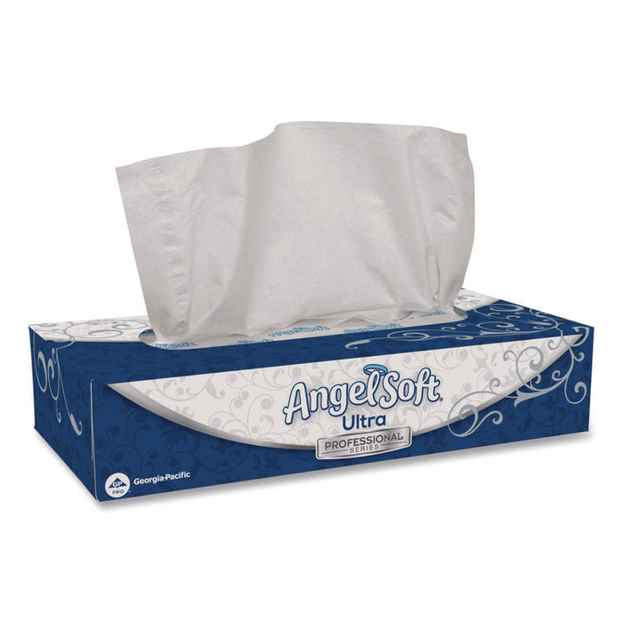 ps Ultra Facial Tissue, 2-Ply, White, 125 Sheets/Box, 10 Boxes/Carton