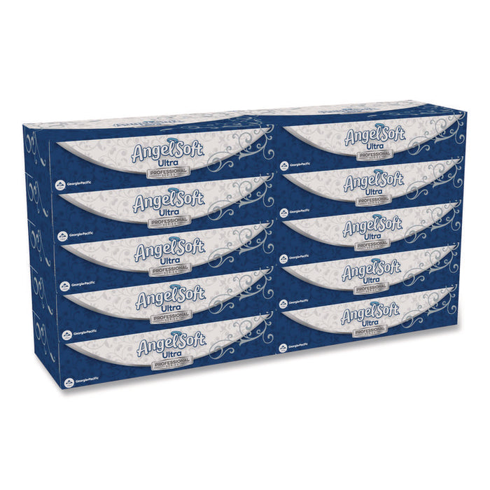 ps Ultra Facial Tissue, 2-Ply, White, 125 Sheets/Box, 10 Boxes/Carton
