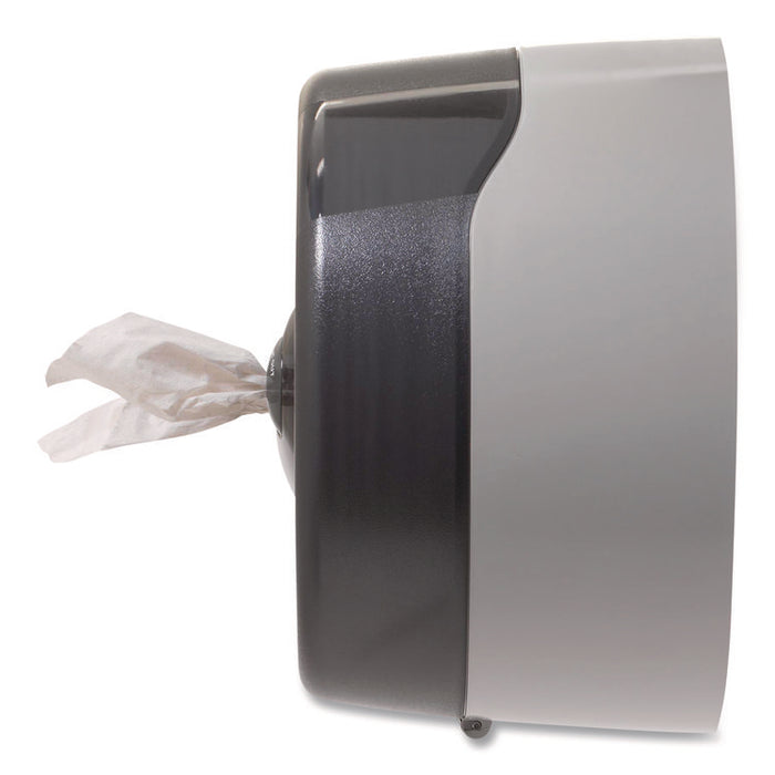 SofPull Twin High-Capacity Center-Pull Bathroom Tissue Dispenser, 20.13 x 7 x 10.75, Smoke