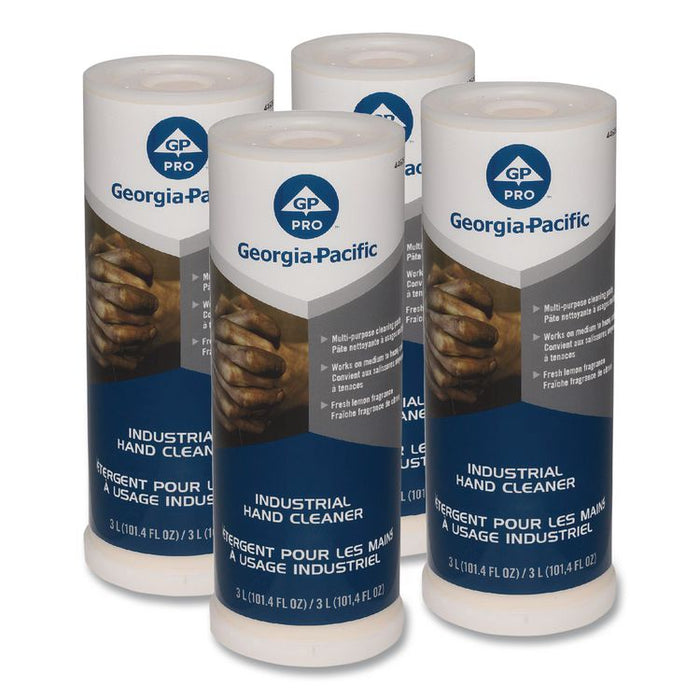 Industrial Hand Cleaner, Lemon Scent, 300 mL, 4/Carton