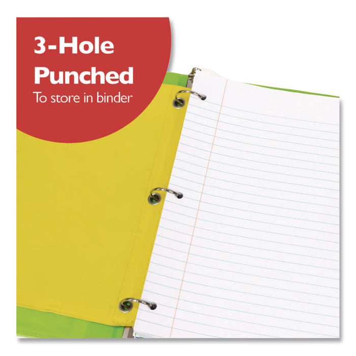 Filler Paper, Side: 3-Hole Punched, Wide/Legal Rule, 150/Pack