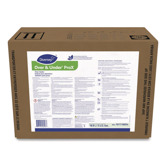 Over and Under ProX Floor Sealer, 5 gal Bag-in-Box