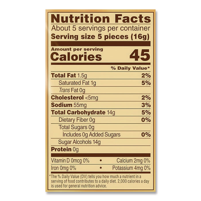 Hard Candies, Caramel, Individually Wrapped, 2.75 oz