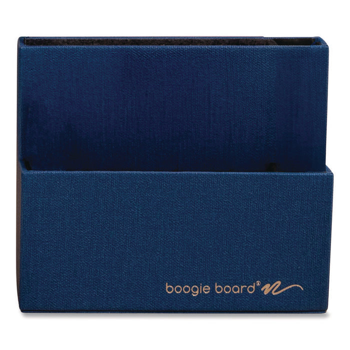 VersaNotes Desk Organizer, 3 Compartments, 4.7 x 0.4 x 2.05, Blue, Plastic