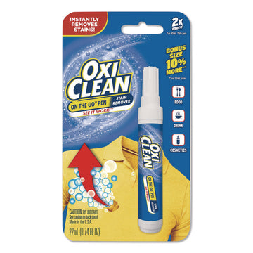 On-the-Go Pen Stain Remover, Unscented,  Bonus Size, 22 mL Pen