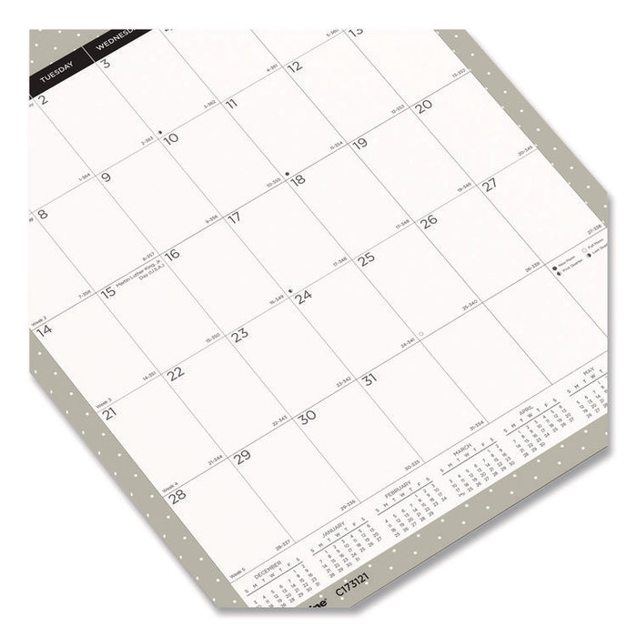 12-Month Wall Calendar, Minimalistic Artwork, 12 x 17, White/Multicolor Sheets, 12-Month (Jan to Dec): 2026