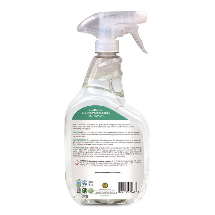 Orange Plus All-Purpose Cleaner and Degreaser, 32 oz Spray Bottle
