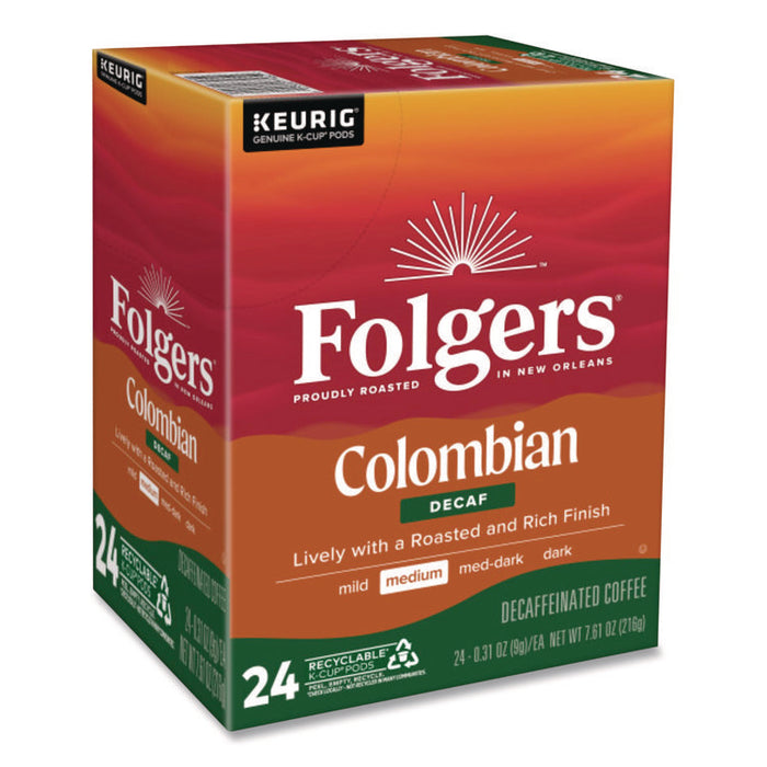 Colombian Decaf K-Cups, 24/ Box, 4 Boxes/Carton