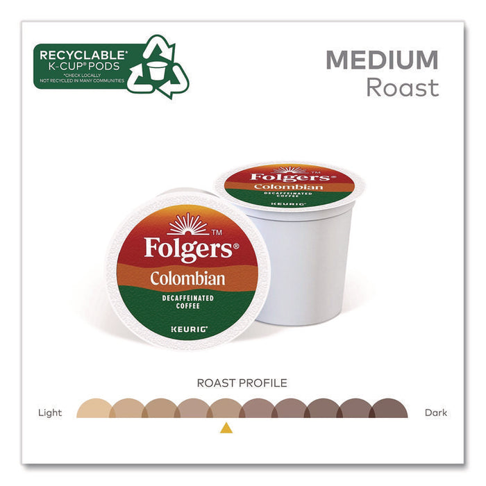 Colombian Decaf K-Cups, 24/ Box, 4 Boxes/Carton