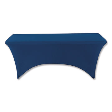 iGear Fabric Table Cover, Polyester/Spandex, 30 "x 72", Blue