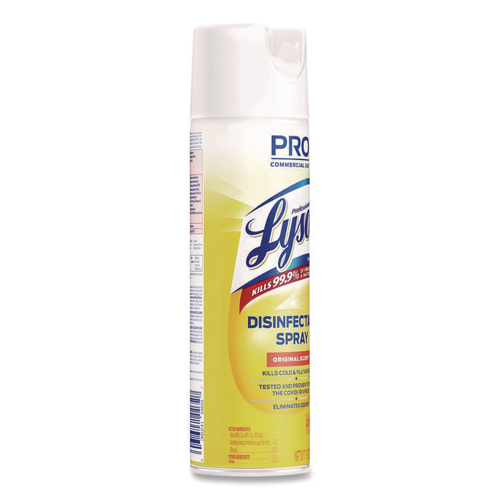 Disinfectant Spray, Original Scent, 19 oz Aerosol Spray
