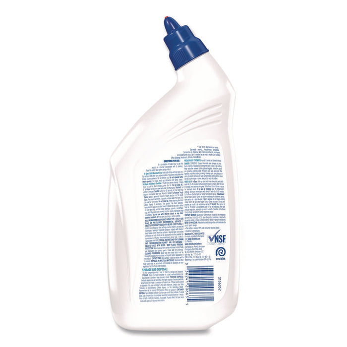 Disinfectant Toilet Bowl Cleaner, Wintergreen Scent, 32 oz Bottle, 12/Carton