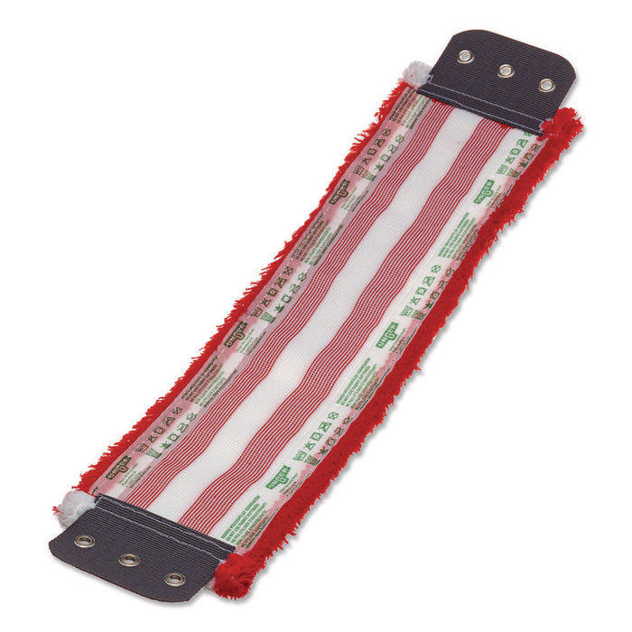 SmartColor MicroMop 7.0, 16", Red/White, 5/Carton