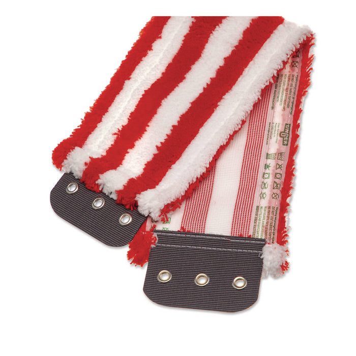 SmartColor MicroMop 7.0, 16", Red/White, 5/Carton