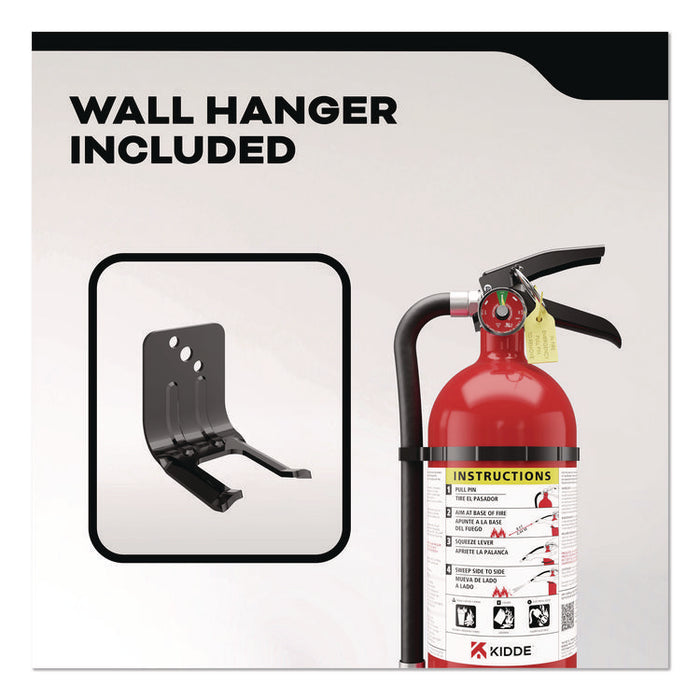 Pro-5MP Series Fire Extinguisher, with Wall Hanger, 3-A:40-B:C