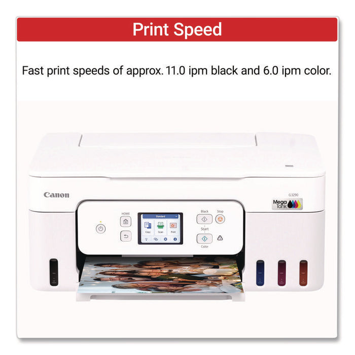 MegaTank PIXMA G3290 All-in-One Wireless Inkjet Printer,  Copy/Print/Scan