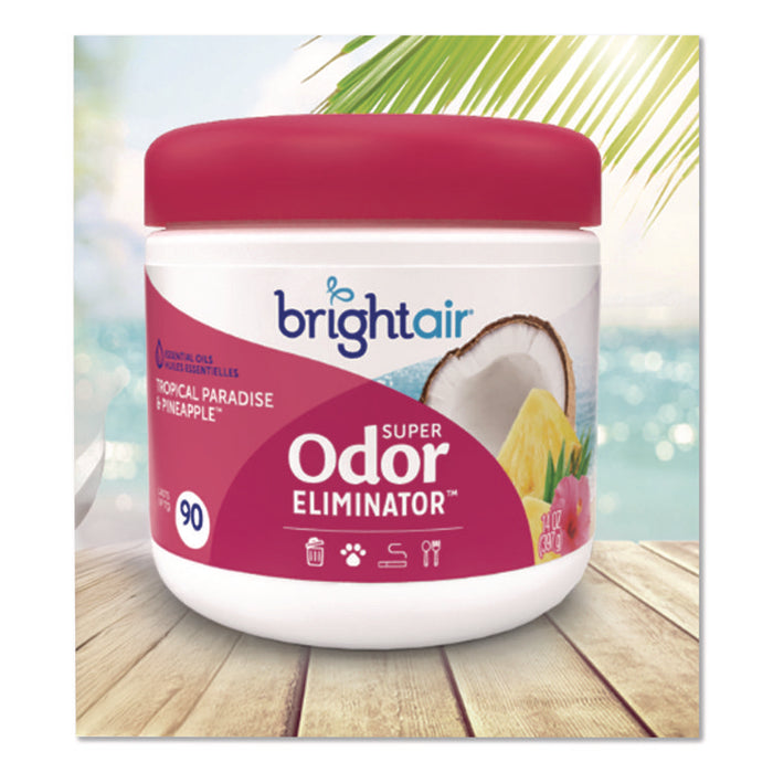Super Odor Eliminator, Tropical Paradise and Pineapple, 14 oz Jar