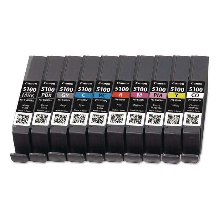 6951C002 (PFI-5100) Lucia PRO II Ink, Matte Black