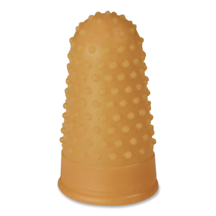 Fingertip Pads, Size 11, Small, Amber, 12/Pack
