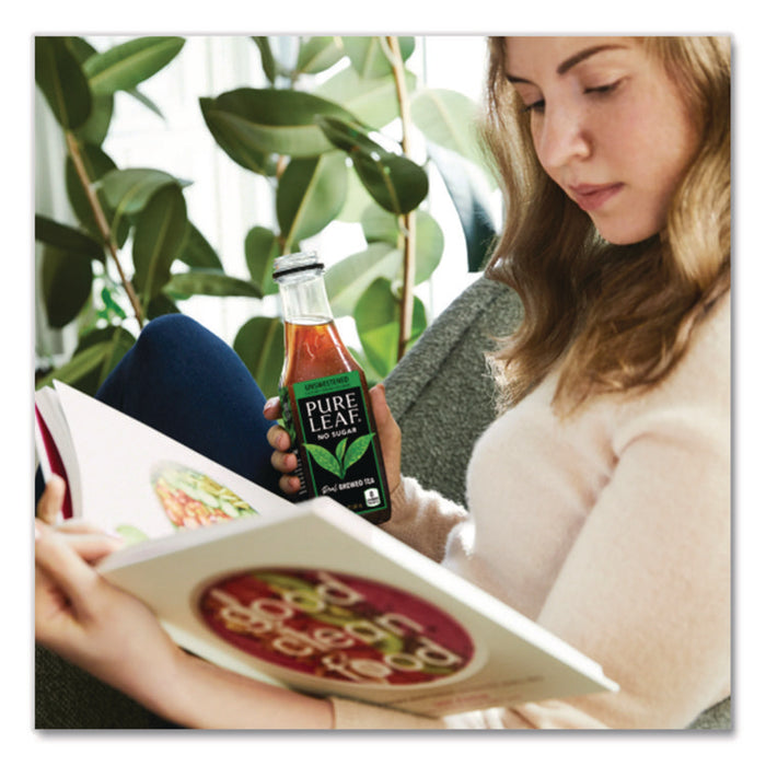 Iced Tea, Unsweetened, 18.5 oz, 12/Carton