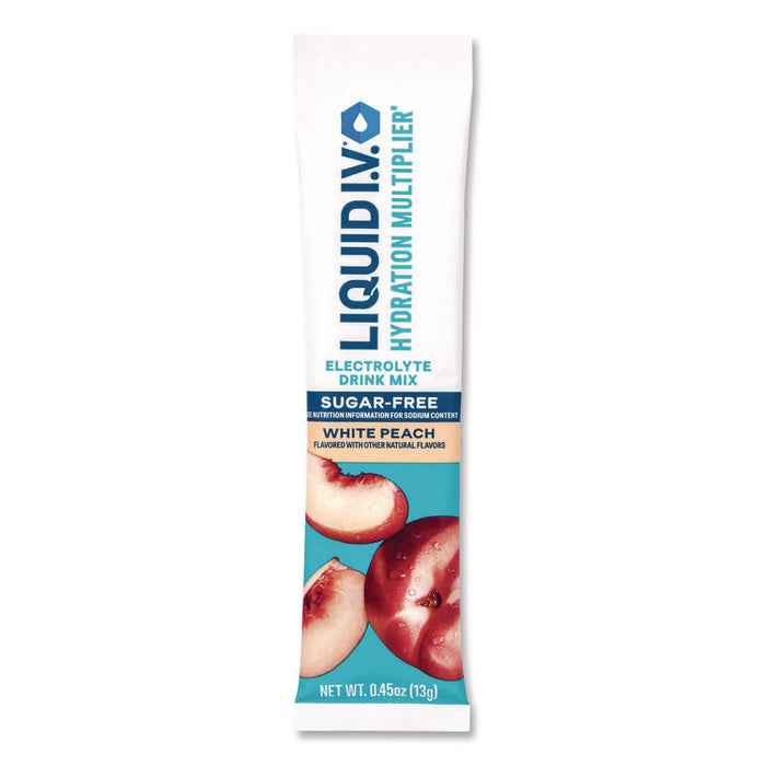 Sugar-Free Hydration Multiplier, White Peach, 26 Packets/Box