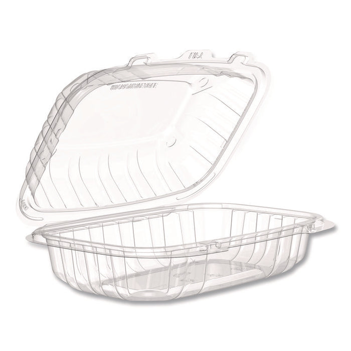 Microwaveable Hinged Containers, ProPlanet Seal, 6.5 x 9 x 3, Clear, Plastic, 300/Carton