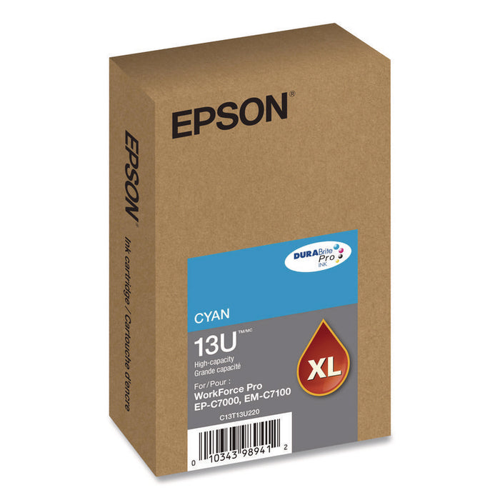 T13U220 (T13U) DURABrite Pro High-Yield Ink, 4,600 Page-Yield, Cyan
