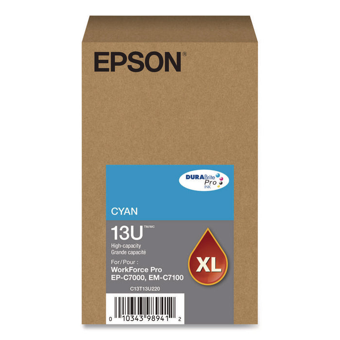 T13U220 (T13U) DURABrite Pro High-Yield Ink, 4,600 Page-Yield, Cyan
