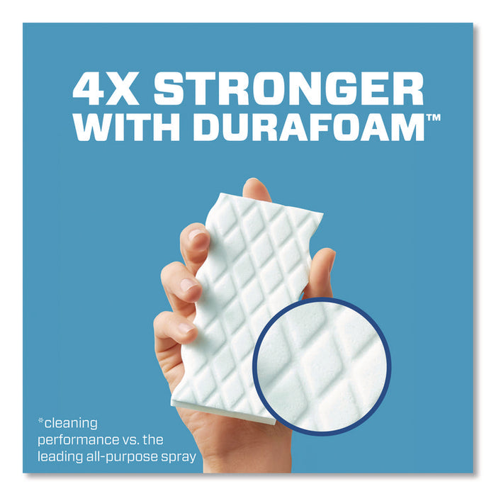 Magic Eraser Extra Durable. 4.6 x 2.4, 0.7" Thick, White, 7/Pack