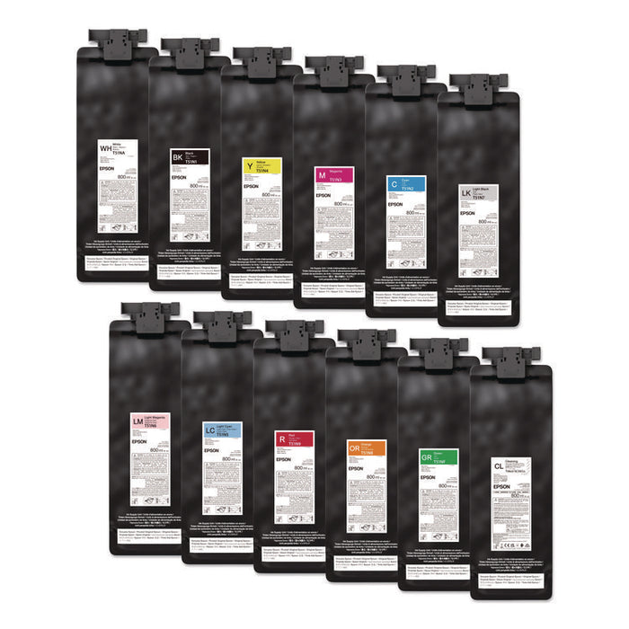 T51N820 (T51N) UltraChrome GS3 Eco-Solvent Ink, 800 mL, Orange