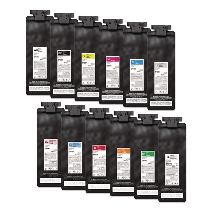 T51N720 (T51N) UltraChrome GS3 Eco-Solvent Ink, 800 mL, Light Black