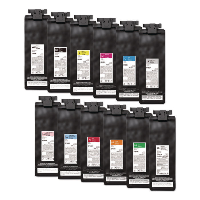 T51NA20 (T51N) UltraChrome GS3 Eco-Solvent Ink, 800 mL, White